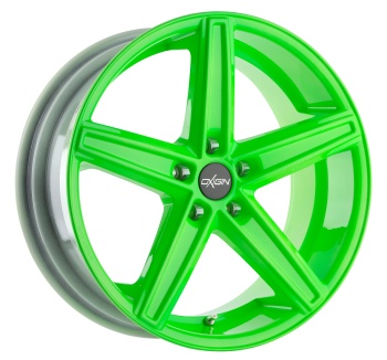 Oxigin Wheels Oxigin "18 Concave " 8,5 x 18 " Festigkeitsgutachten "Neon"