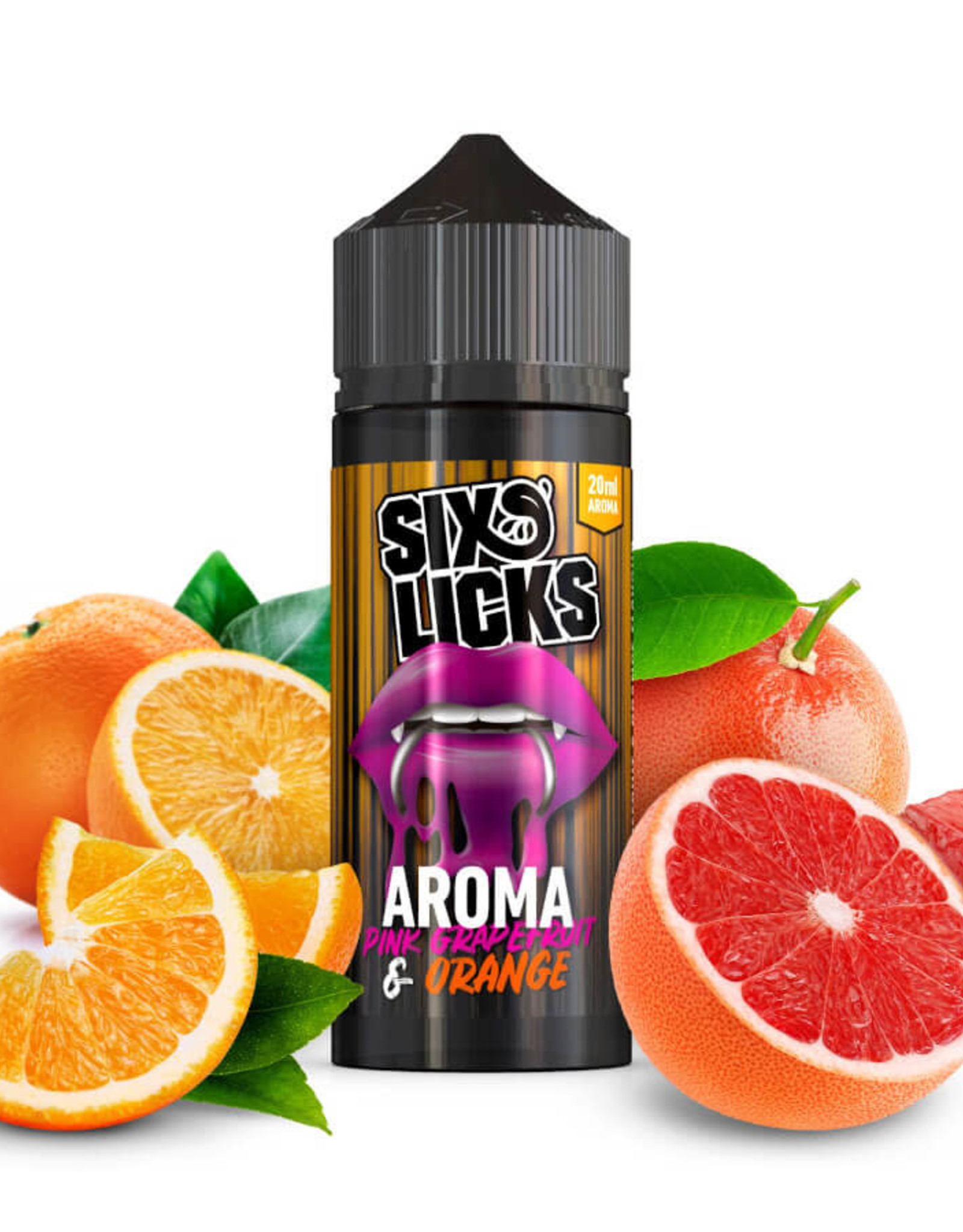 Six Licks Six Licks - Pink Grapefruit Orange 20ml