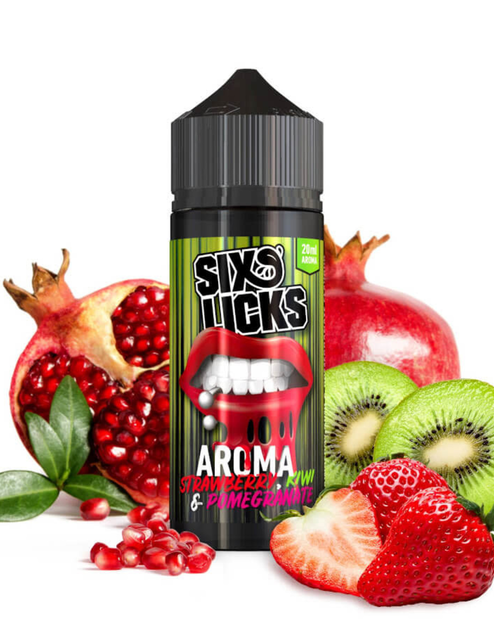 Six Licks Six Licks - Strawberry Kiwi Pomegranate 20ml