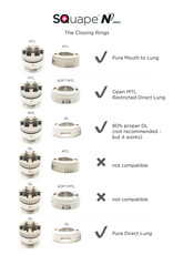 Squape SQuape N[duro] Closing Rings