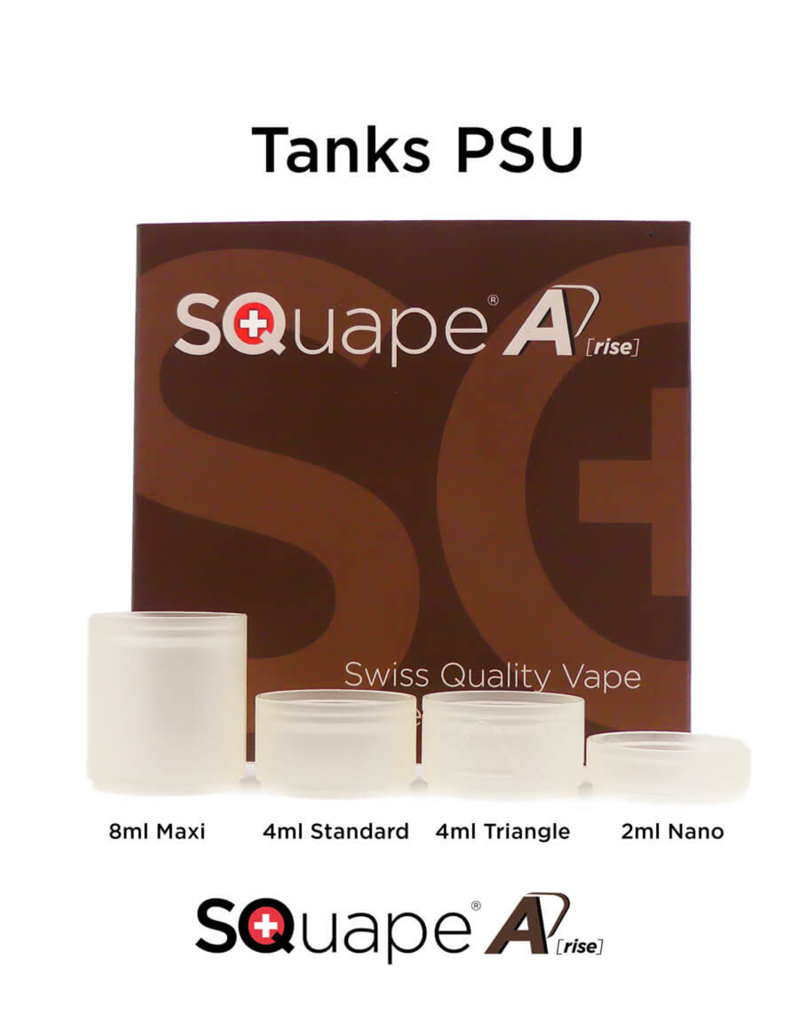Squape SQuape A[rise] PSU Tank 4ml Triangle