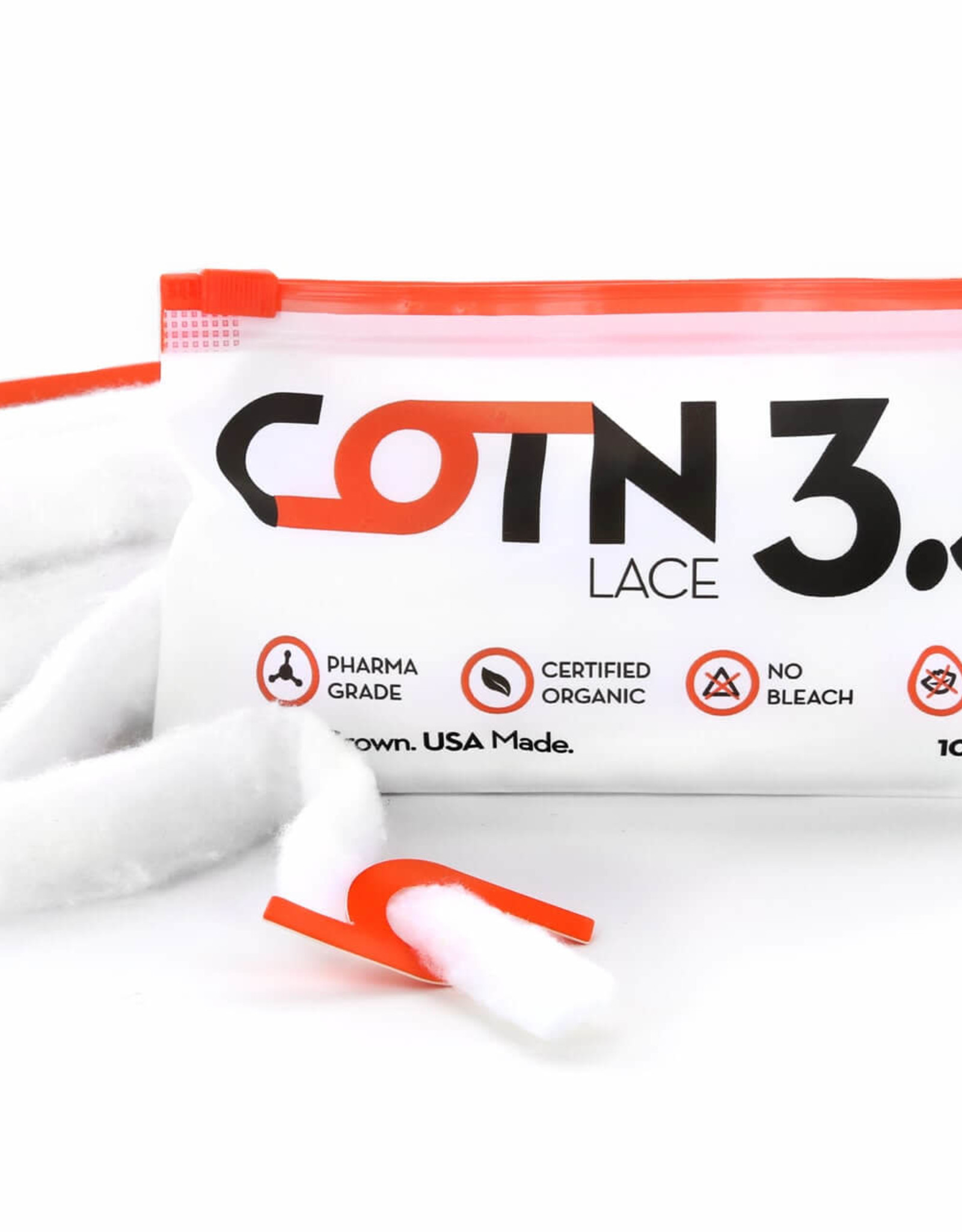 Cotn COTN Lace 3.5mm Watte