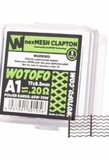WoToFo WoToFo nexMESH Clapton NI80 A1 0.2Ω Mesh Coil (17x8.5mm)
