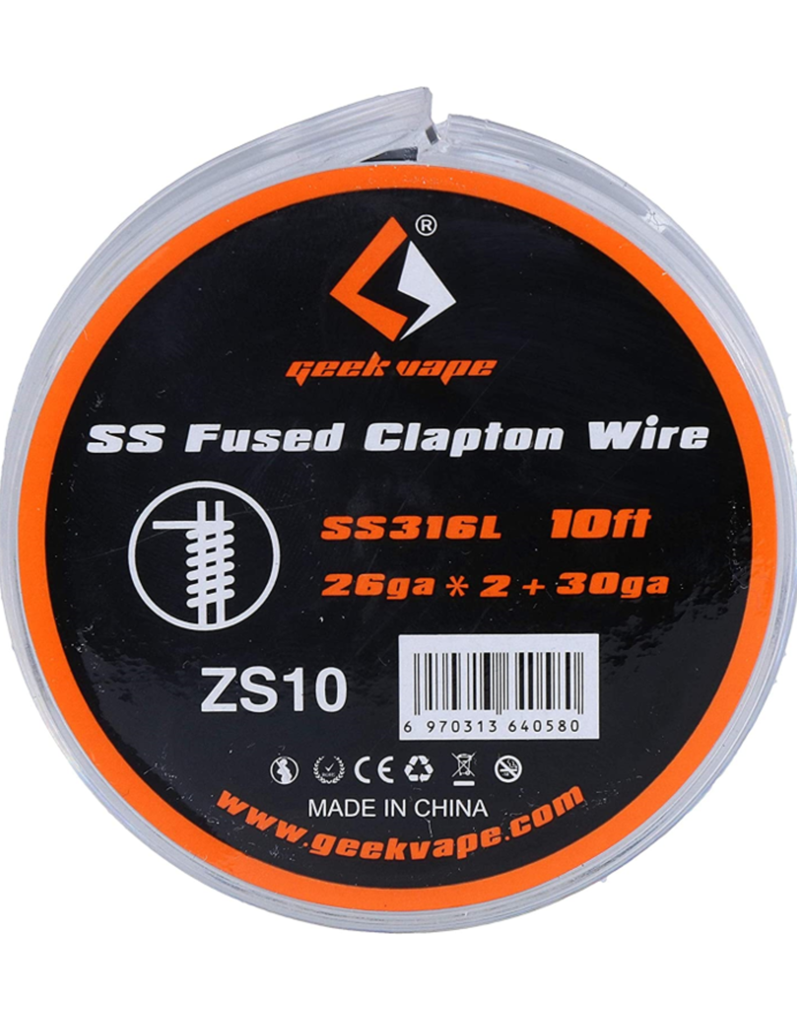 Geek Vape Geek Vape SS316L Fused Clapton Wire (ZS10)