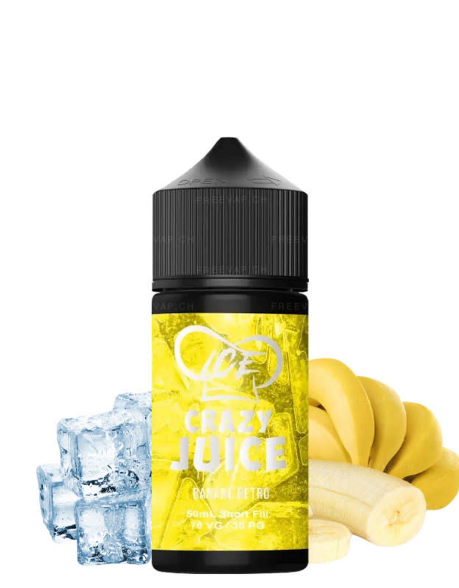 Crazy Juice Crazy Juice by Mukk Mukk - Ice  Banane Retro 50ml