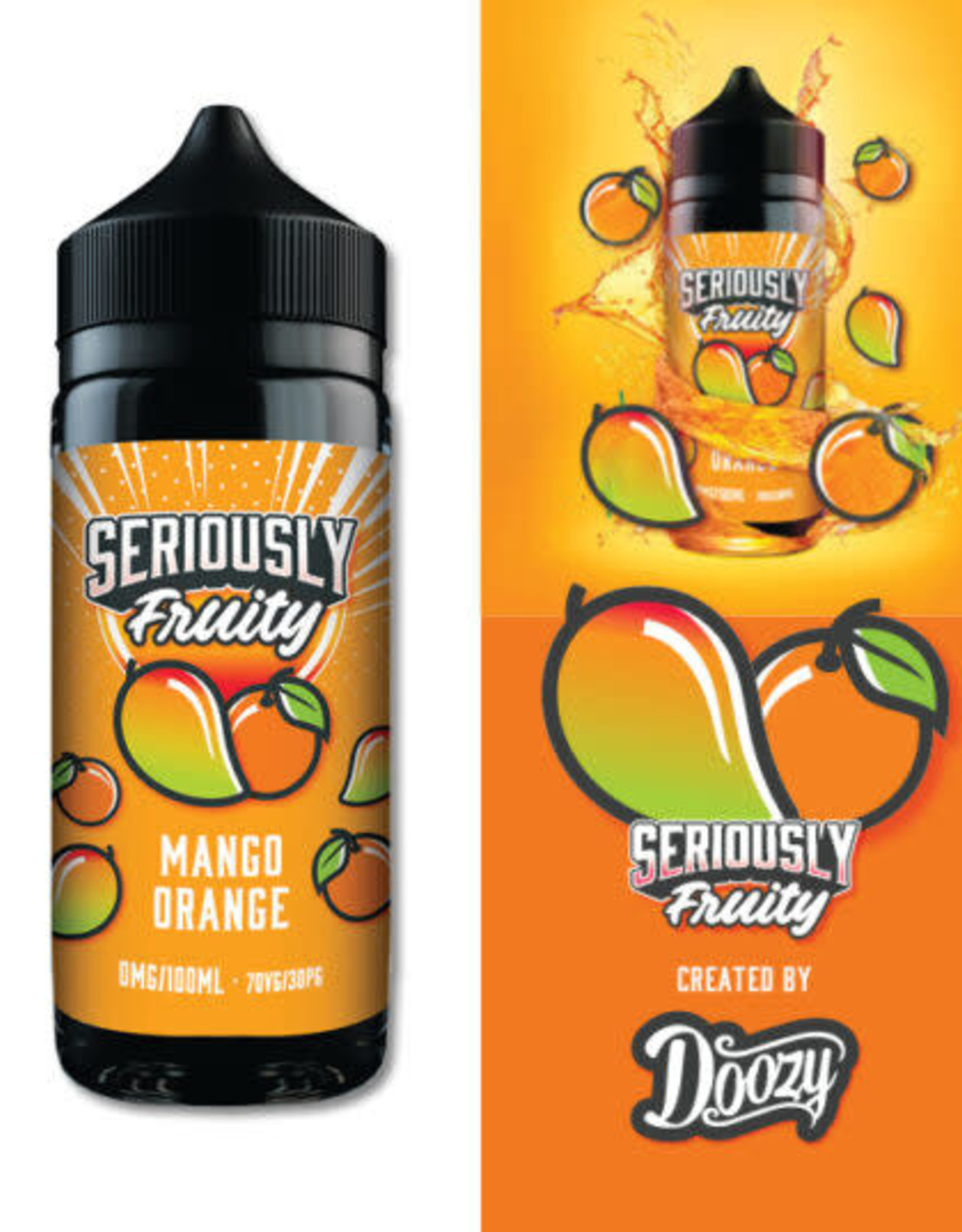 Doozy Vape Seriously Fruity - Mango Orange 100ml
