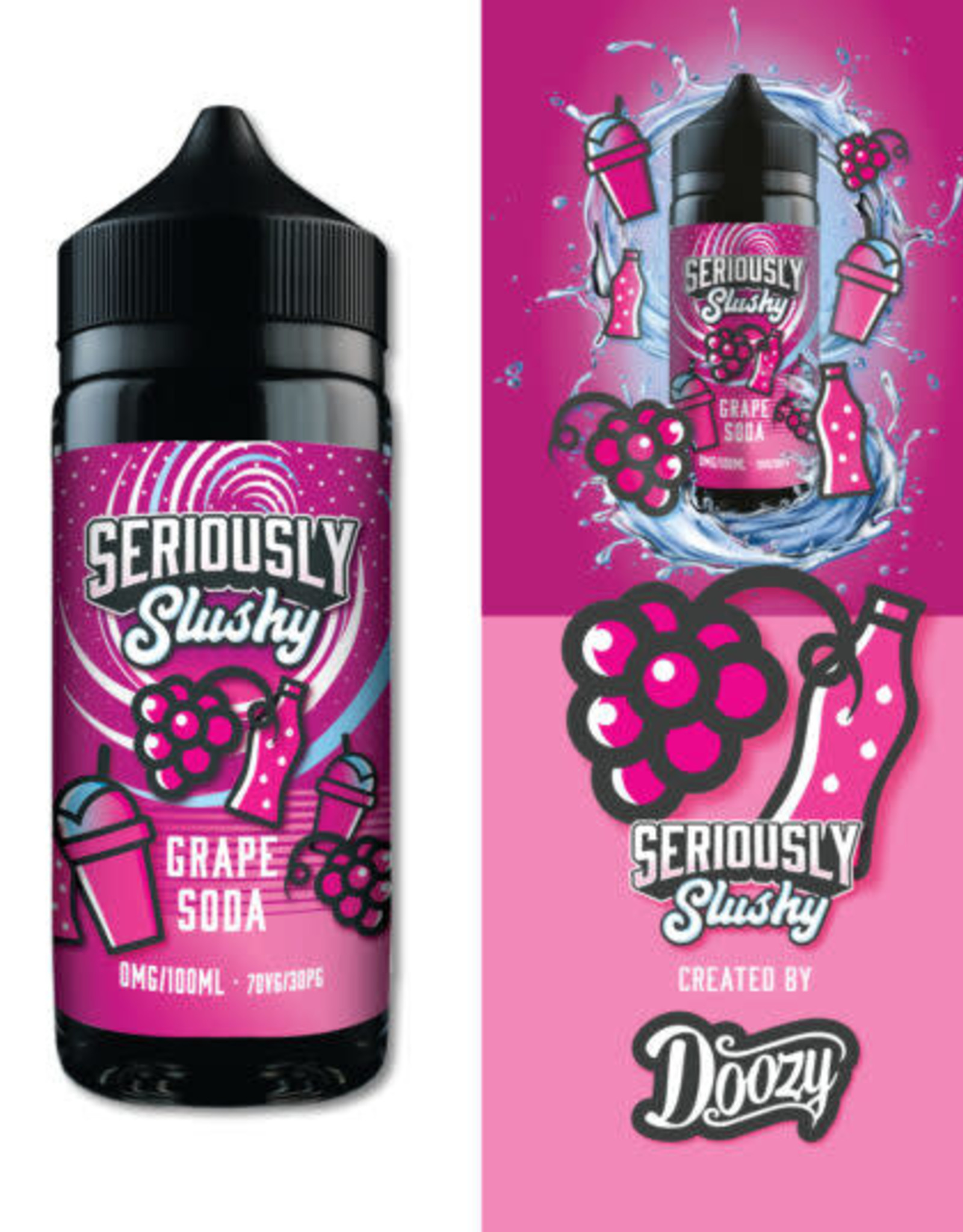 Doozy Vape Seriously Slushy - Grape Soda 100ml