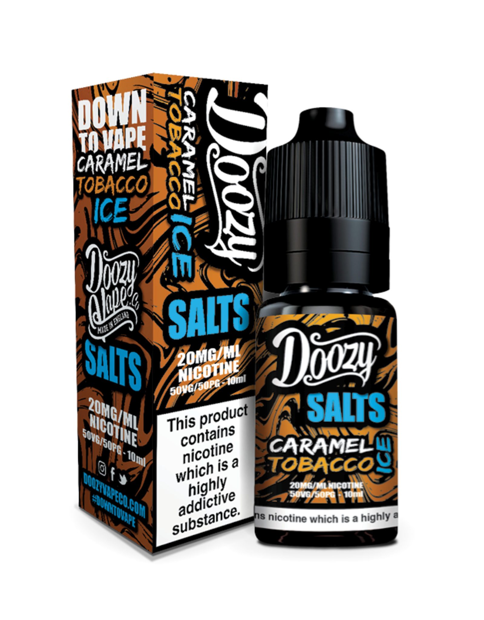 Doozy Vape Doozy Salts - Caramel Tobacco Ice 10ml