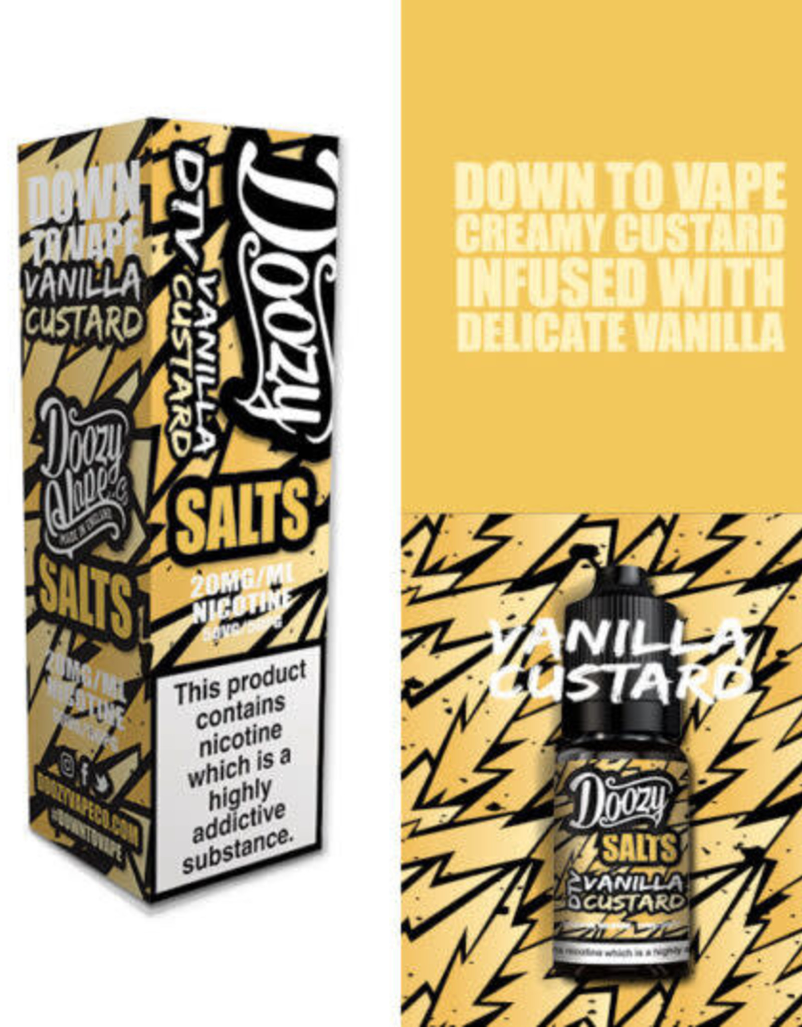 Doozy Vape Doozy Salts - Vanilla Custard 10ml