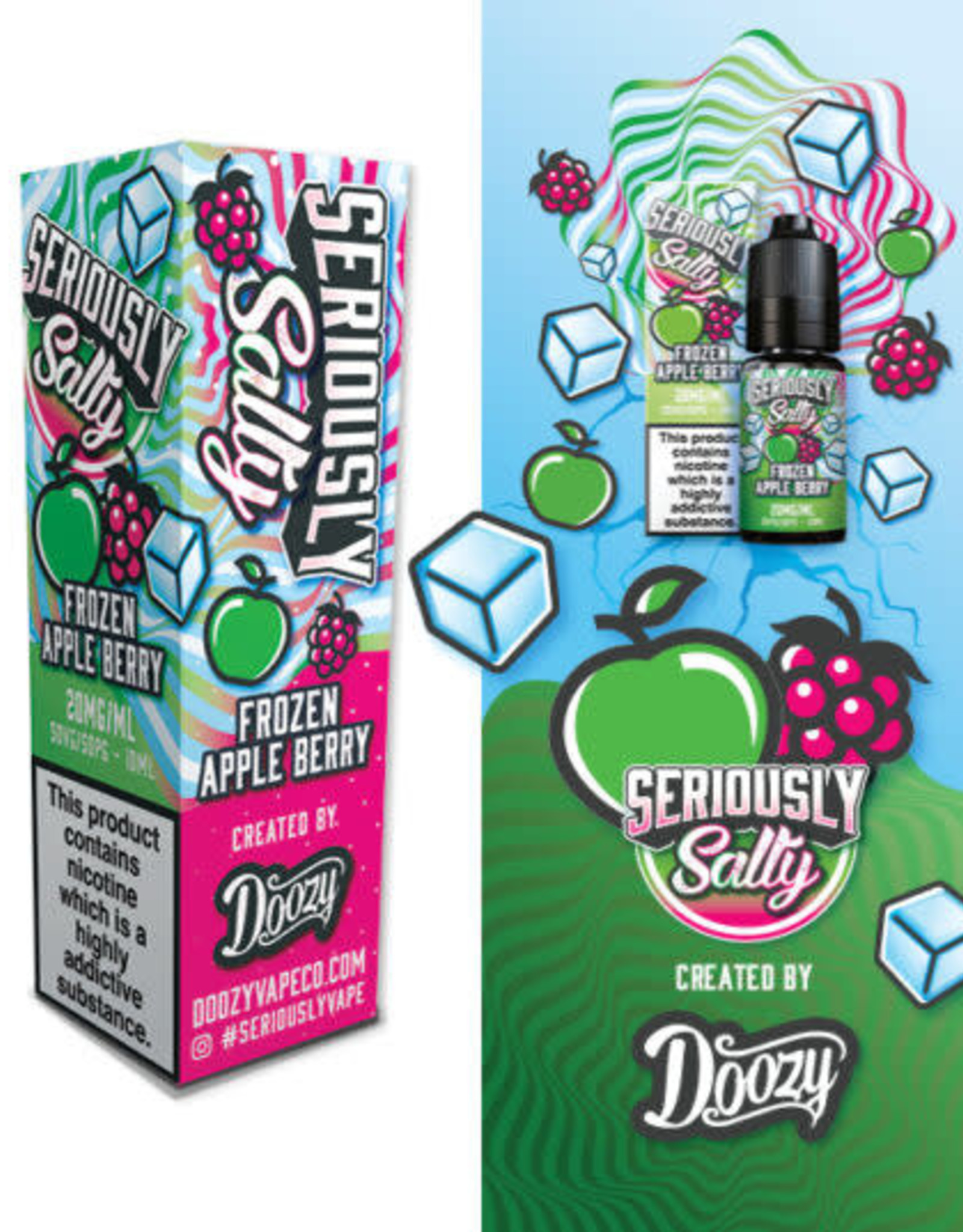Doozy Vape Seriously Salty - Frozen Apple Berry 10ml