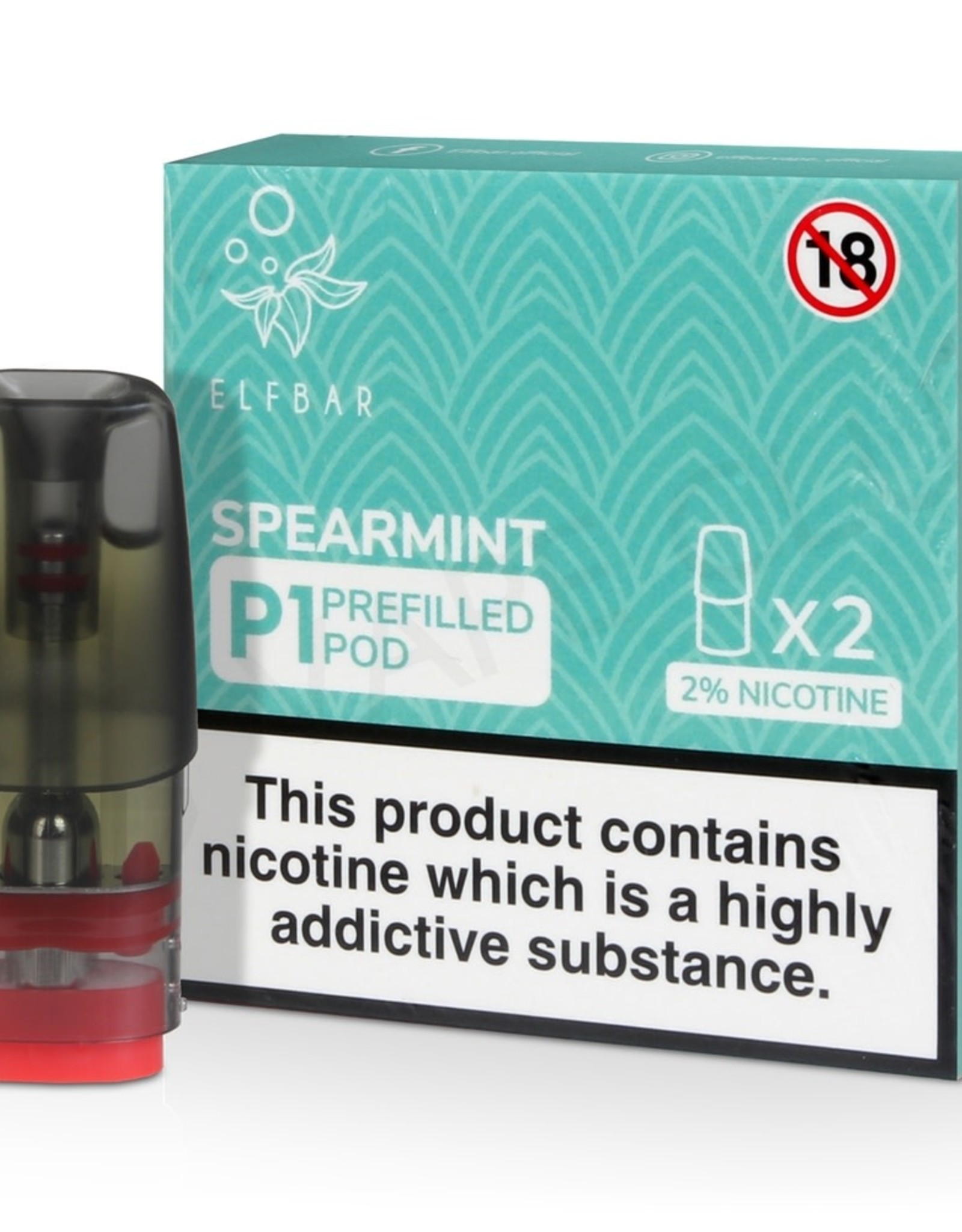 Elf Bar Elf Bar P1 PODs - Spearmint (2er pack)