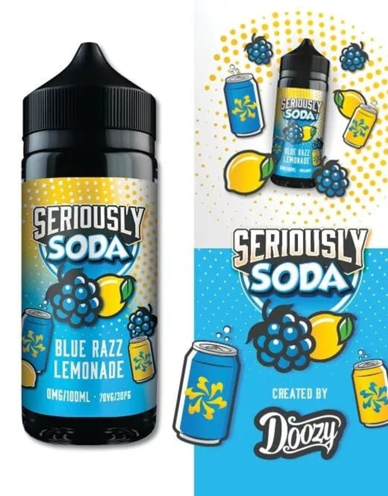 Doozy Vape Seriously Soda  - Blue Razz Lemonade 100ml