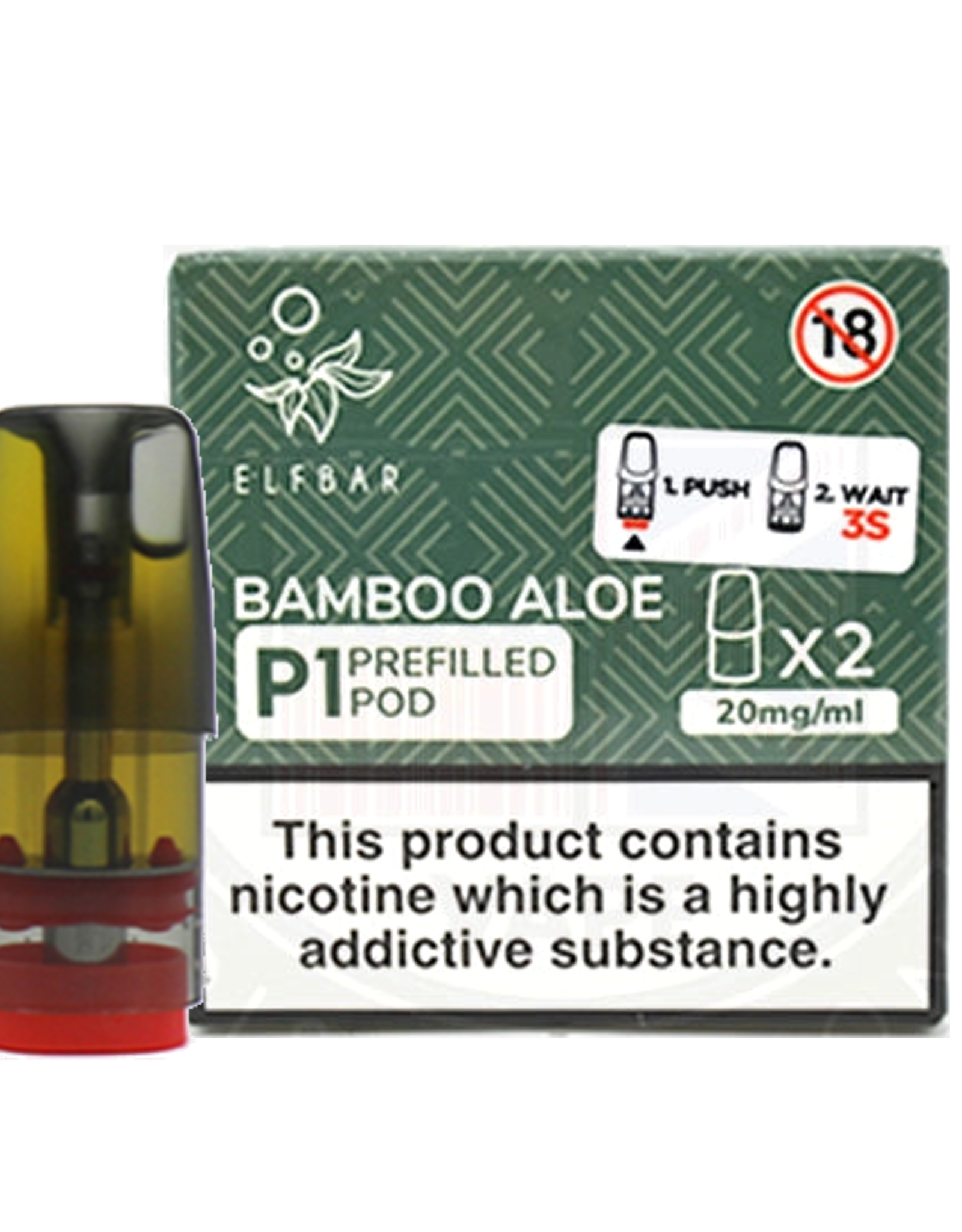 Elf Bar Elf Bar P1 PODs - Bamboo Aloe (2er Pack)