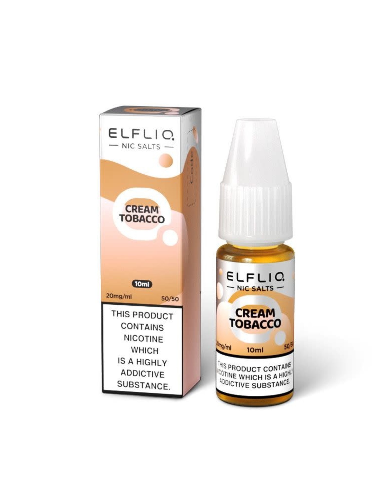 Elf Bar Elf Bar ELFLIQ - Cream Tobacco 10ml