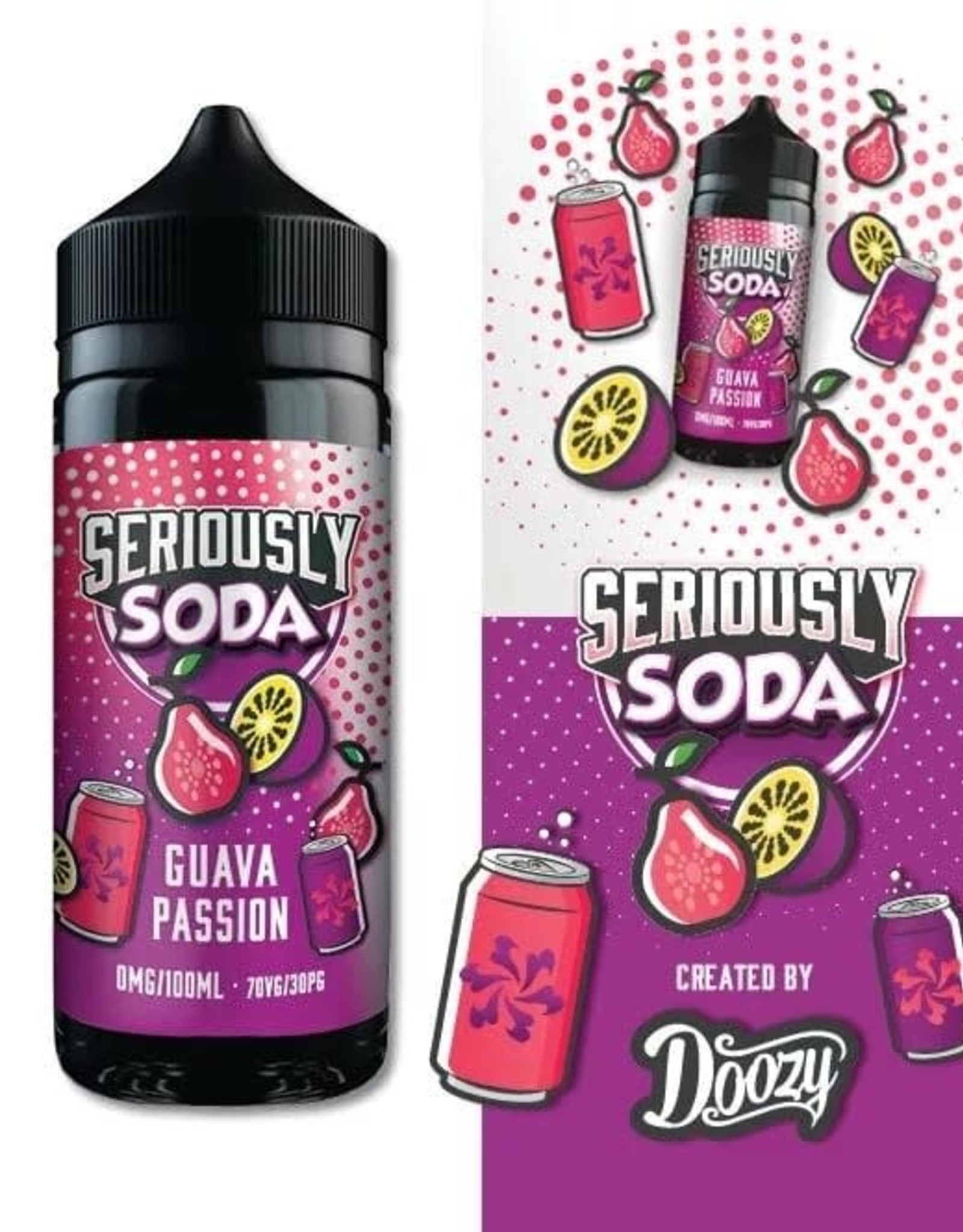 Doozy Vape Seriously Soda - Guava Passion 100ml