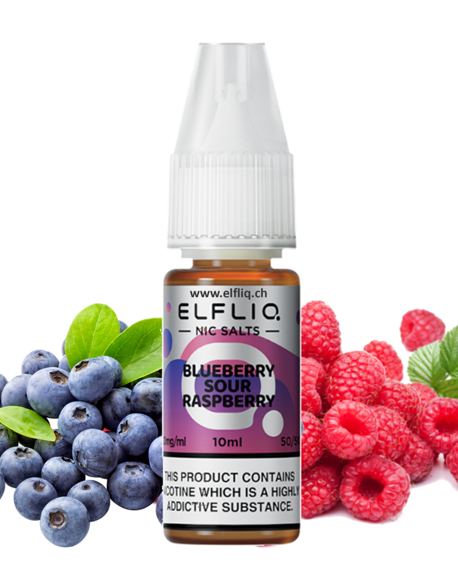 Elf Bar Elf Bar ELFLIQ - Blueberry Sour Raspberry 10ml