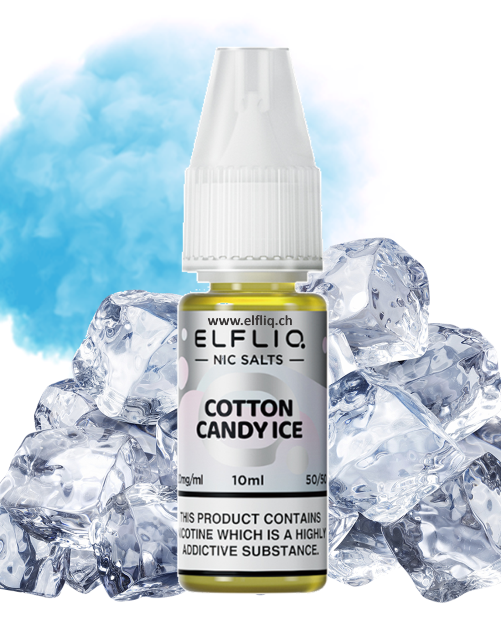 Elf Bar Elf Bar ELFLIQ - Cotton Candy Ice 10ml