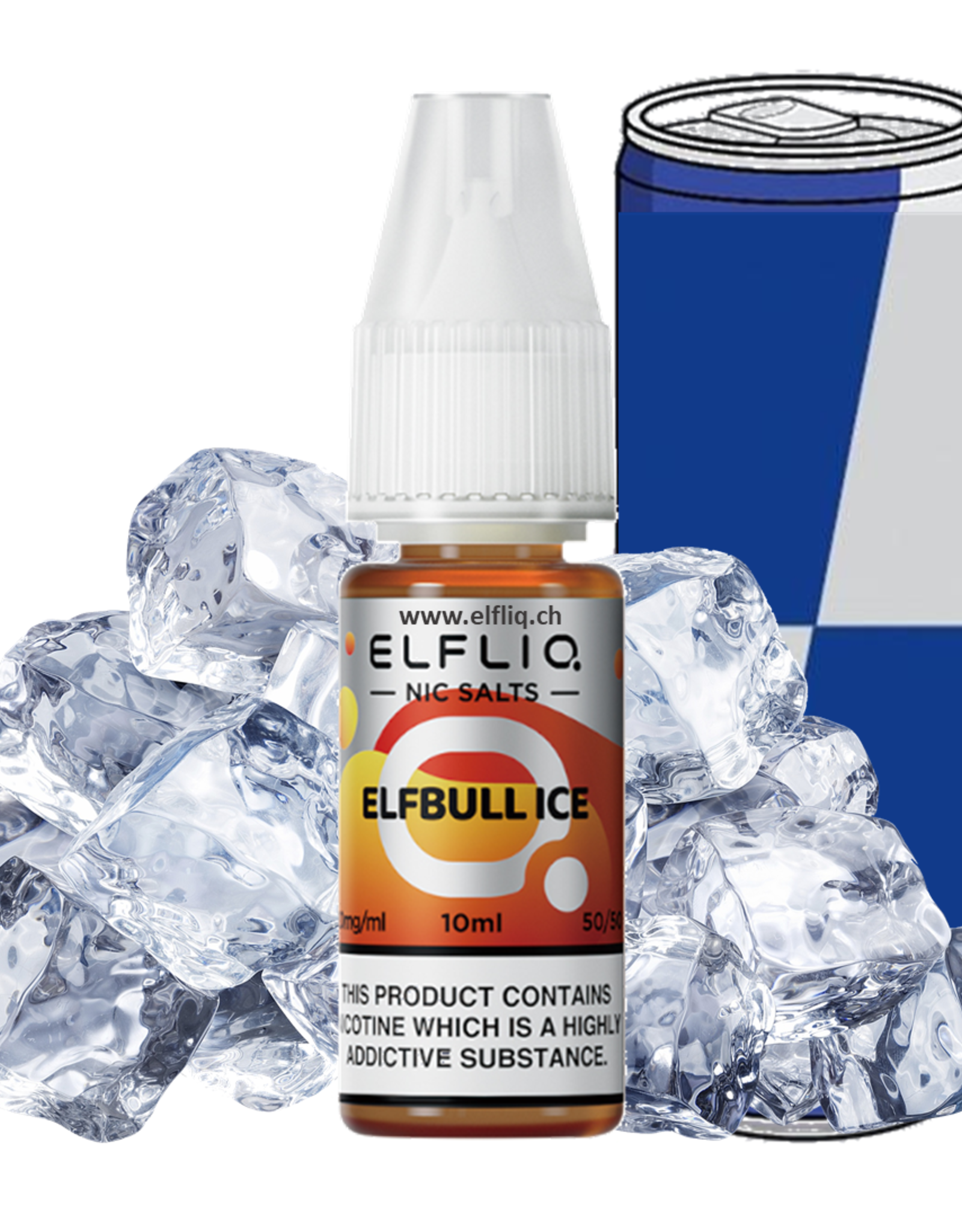 Elf Bar Elf Bar ELFLIQ - Elfbull Ice 10ml