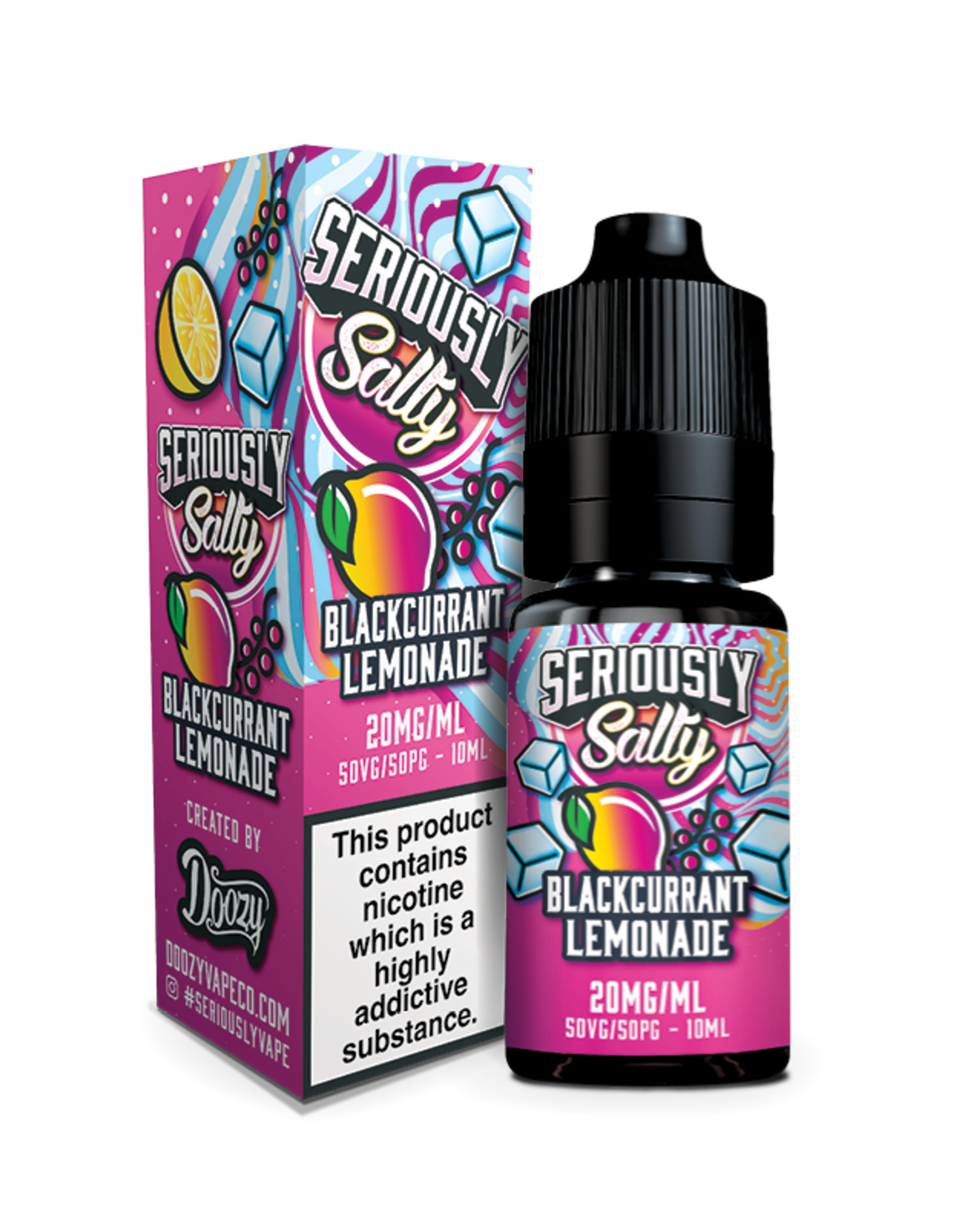 Doozy Vape Seriously Salty - Blackcurrant Lemonade 10ml