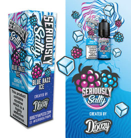 Doozy Vape Seriously Salty - Blue Razz Ice 10ml