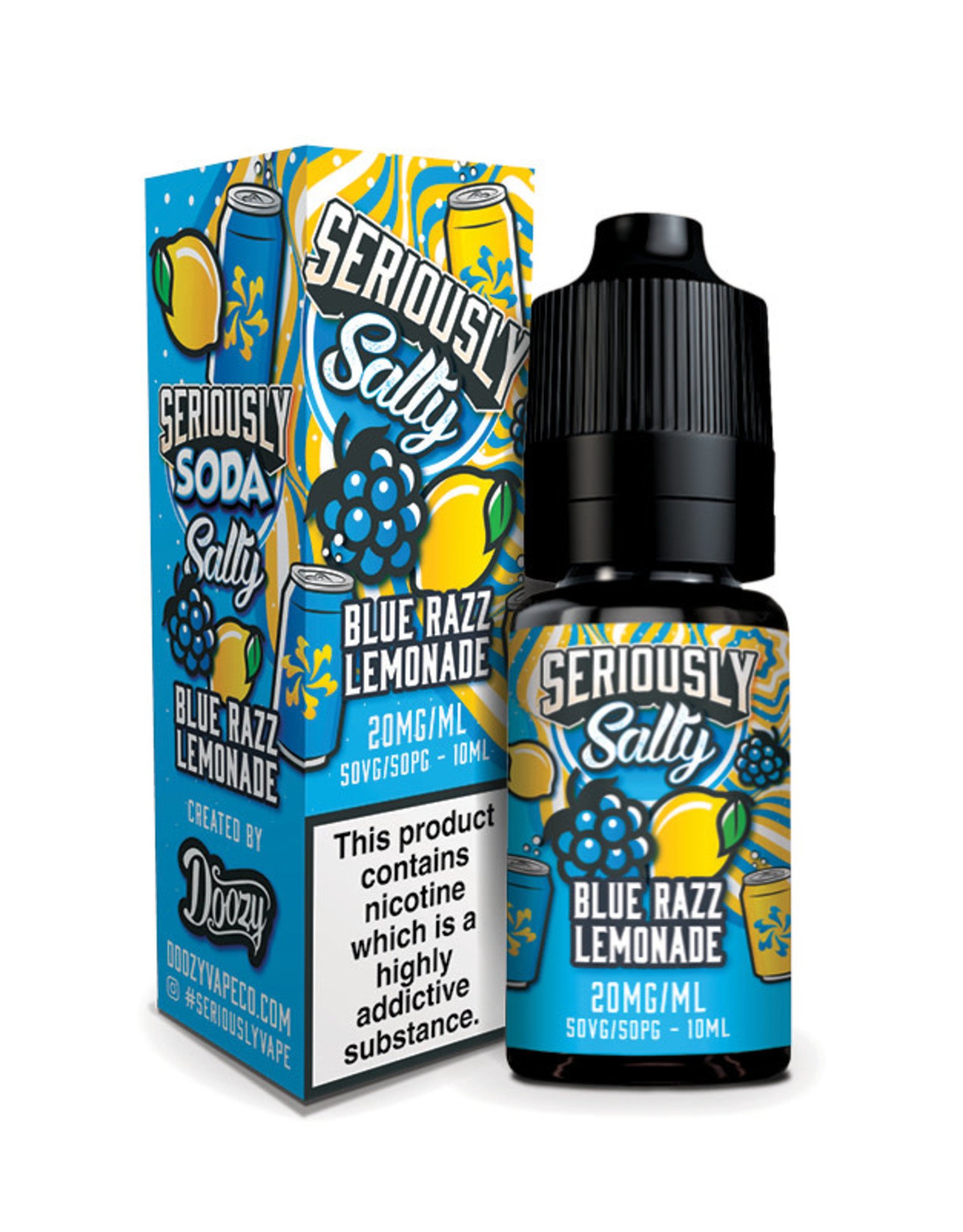 Doozy Vape Seriously Salty - Blue Razz Lemonade 10ml