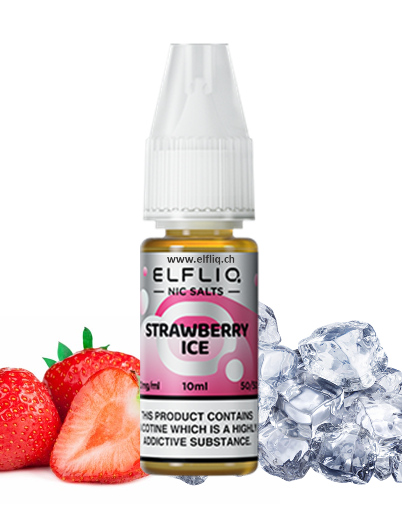 Elf Bar Elf Bar ELFLIQ - Strawberry Ice 10ml
