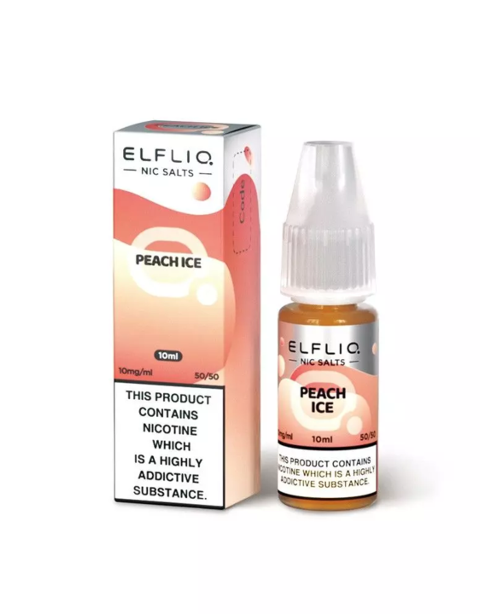 Elf Bar Elf Bar ELFLIQ - Peach Ice 10ml