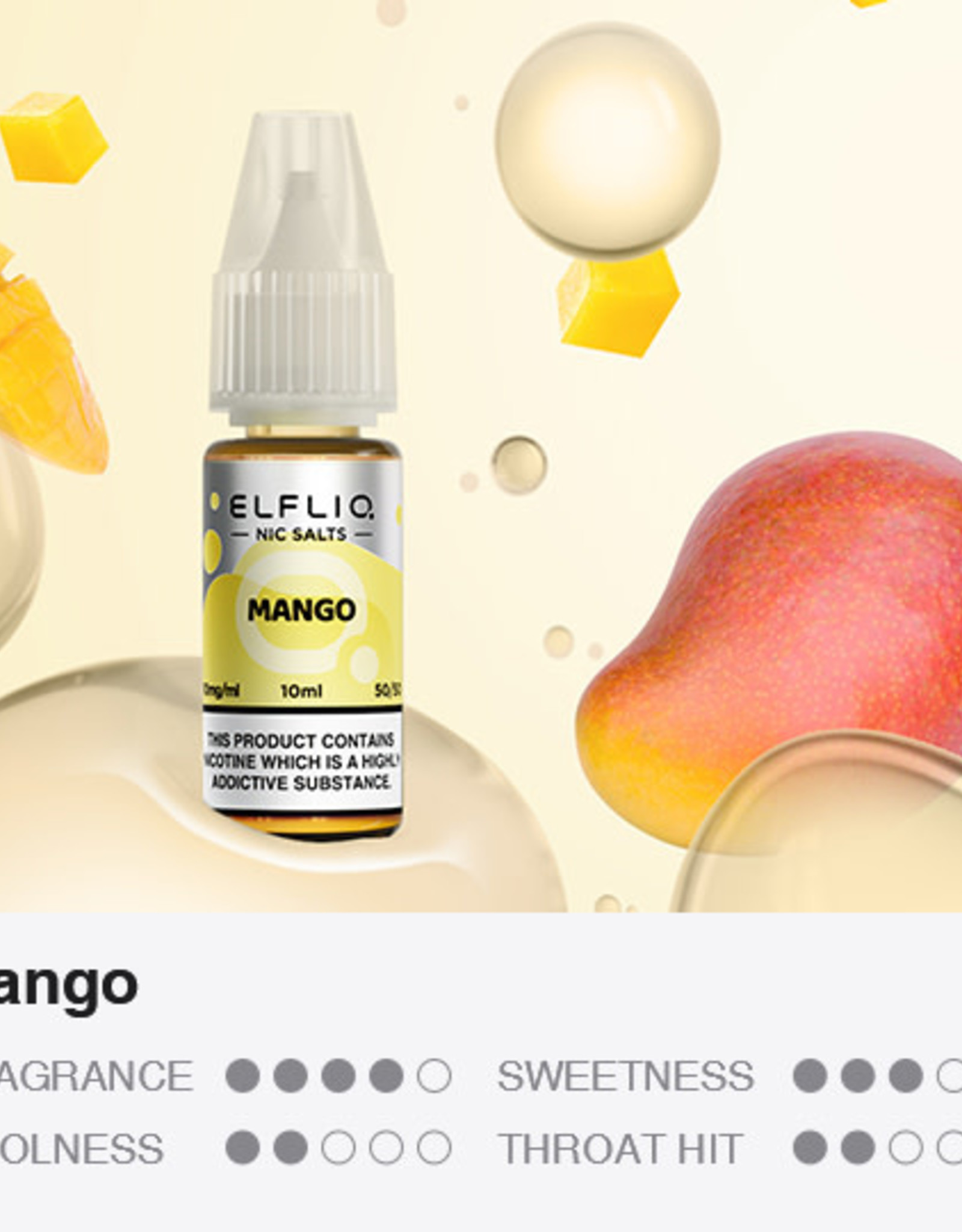 Elf Bar Elf Bar ELFLIQ - Mango 10ml