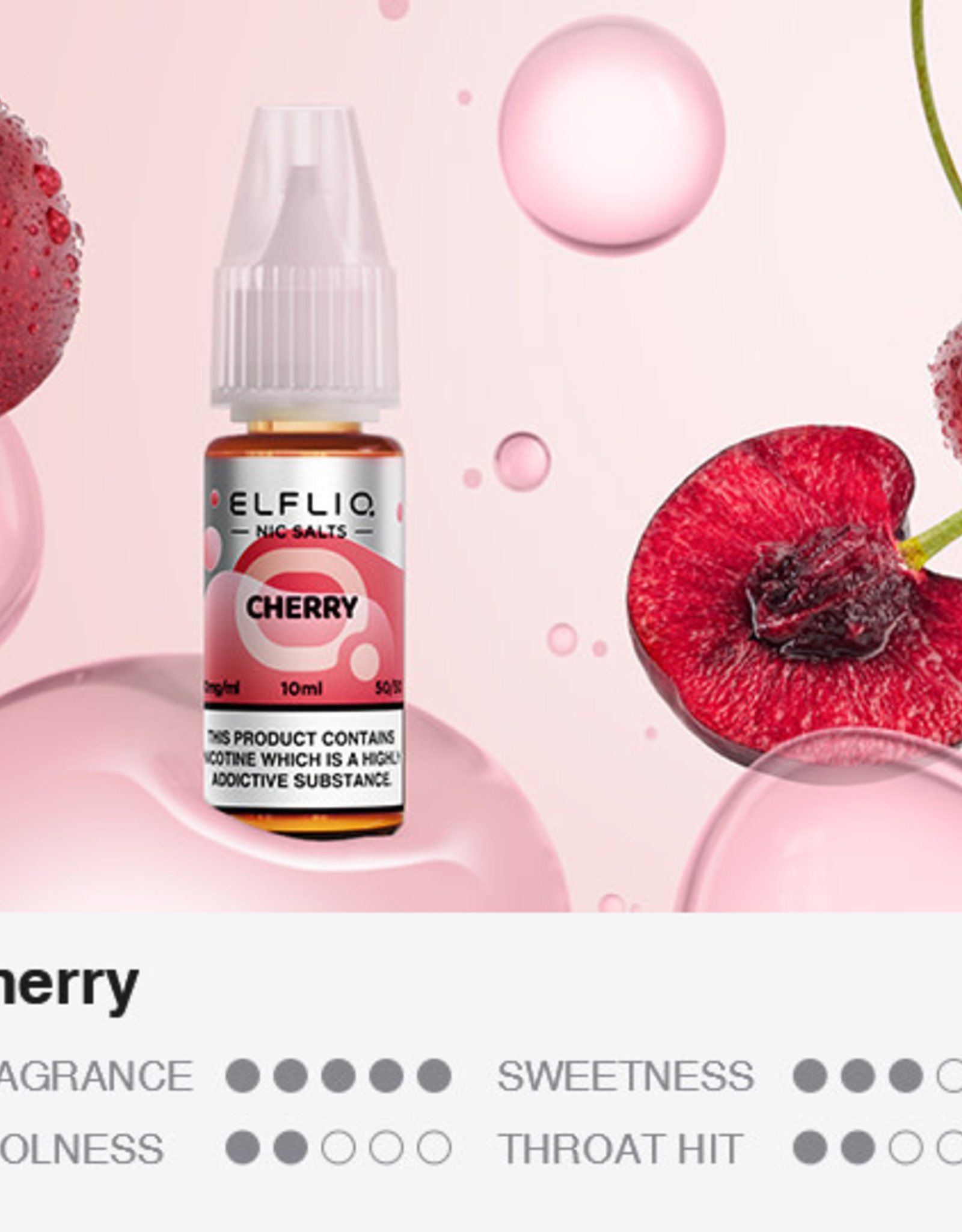 Elf Bar Elf Bar ELFLIQ - Cherry 10ml