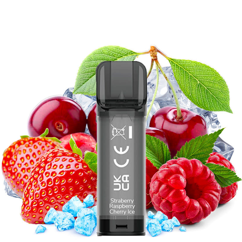 Elf Bar Elfa PODs Strawberry Raspberry Cherry Ice (2erpack) eheaven Vape Shop