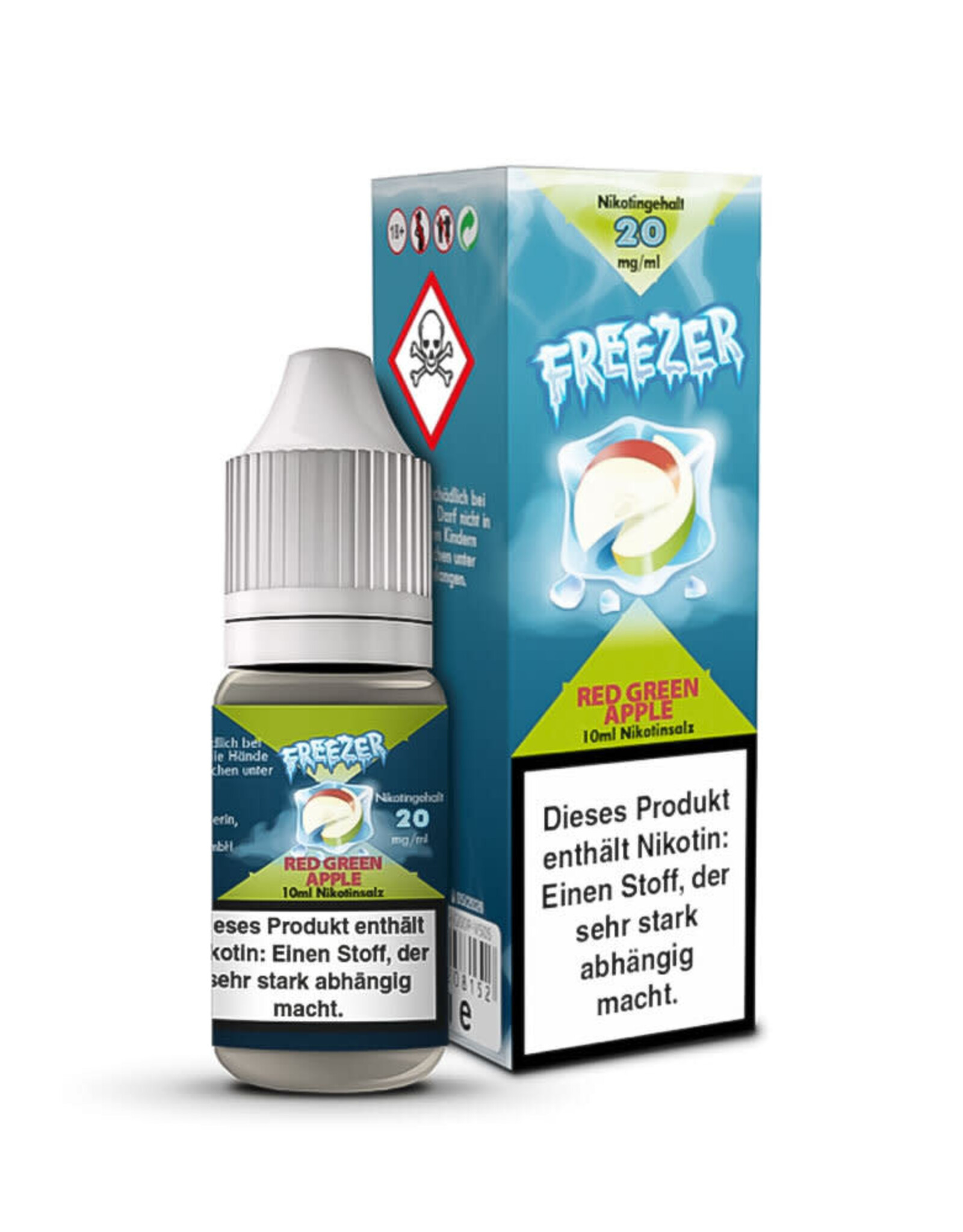 Freezer Freezer - Red Green Apple - 10ml Nikotinsalz