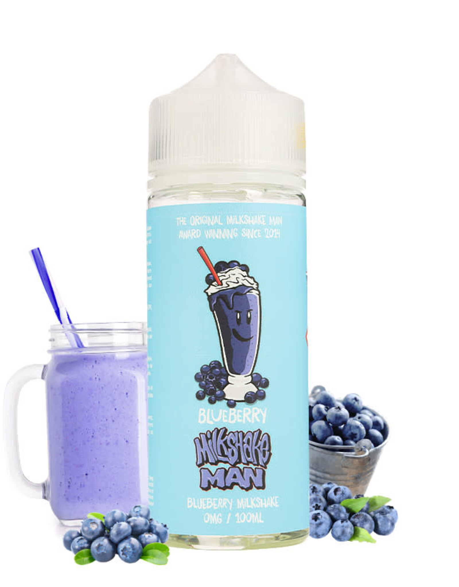Marina Vape Marina Vape - Milkshake Man Blueberry 100ml