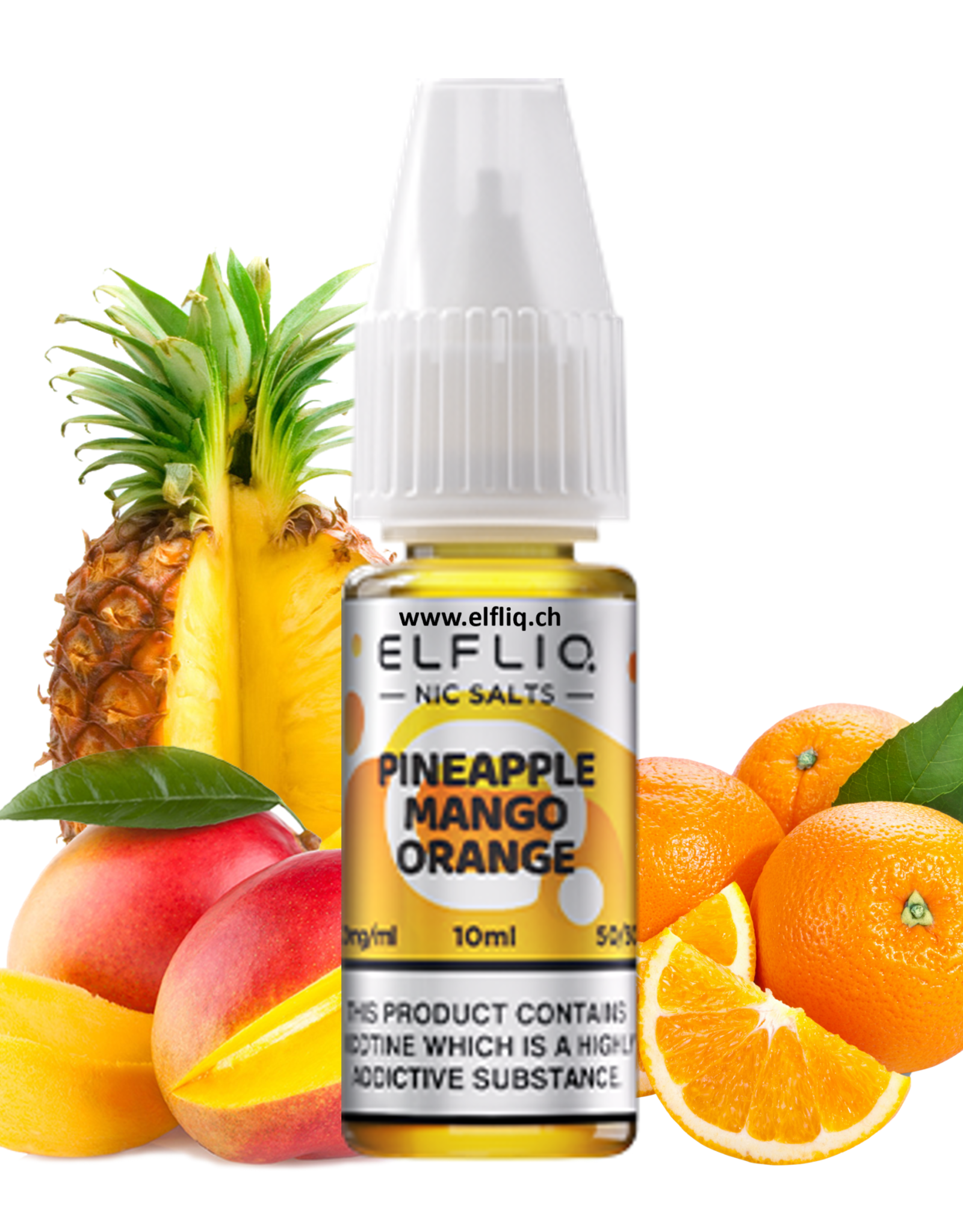 Elf Bar Elf Bar ELFLIQ - Pineapple Mango Orange 10ml