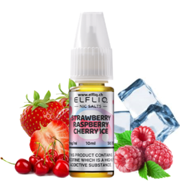 Elf Bar Elf Bar ELFLIQ - Strawberry Raspberry Cherry Ice 10ml