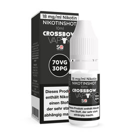 Crossbow Crossbow Vapor Nikotin Shot 20mg/ml 70VG/30PG