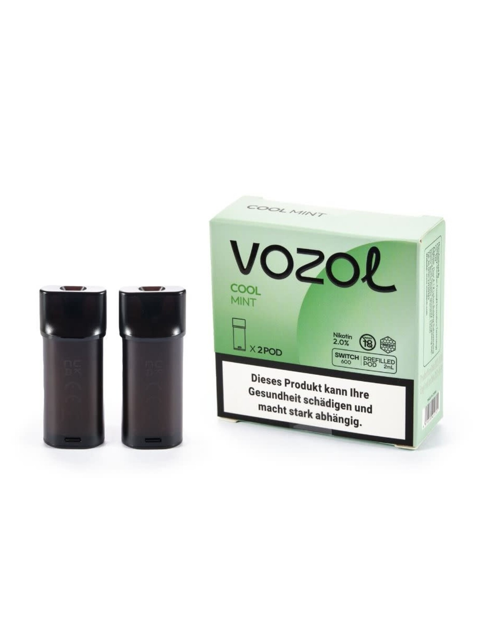 Vozol VOZOL Switch 600 Cool Mint Ice 2xPODs