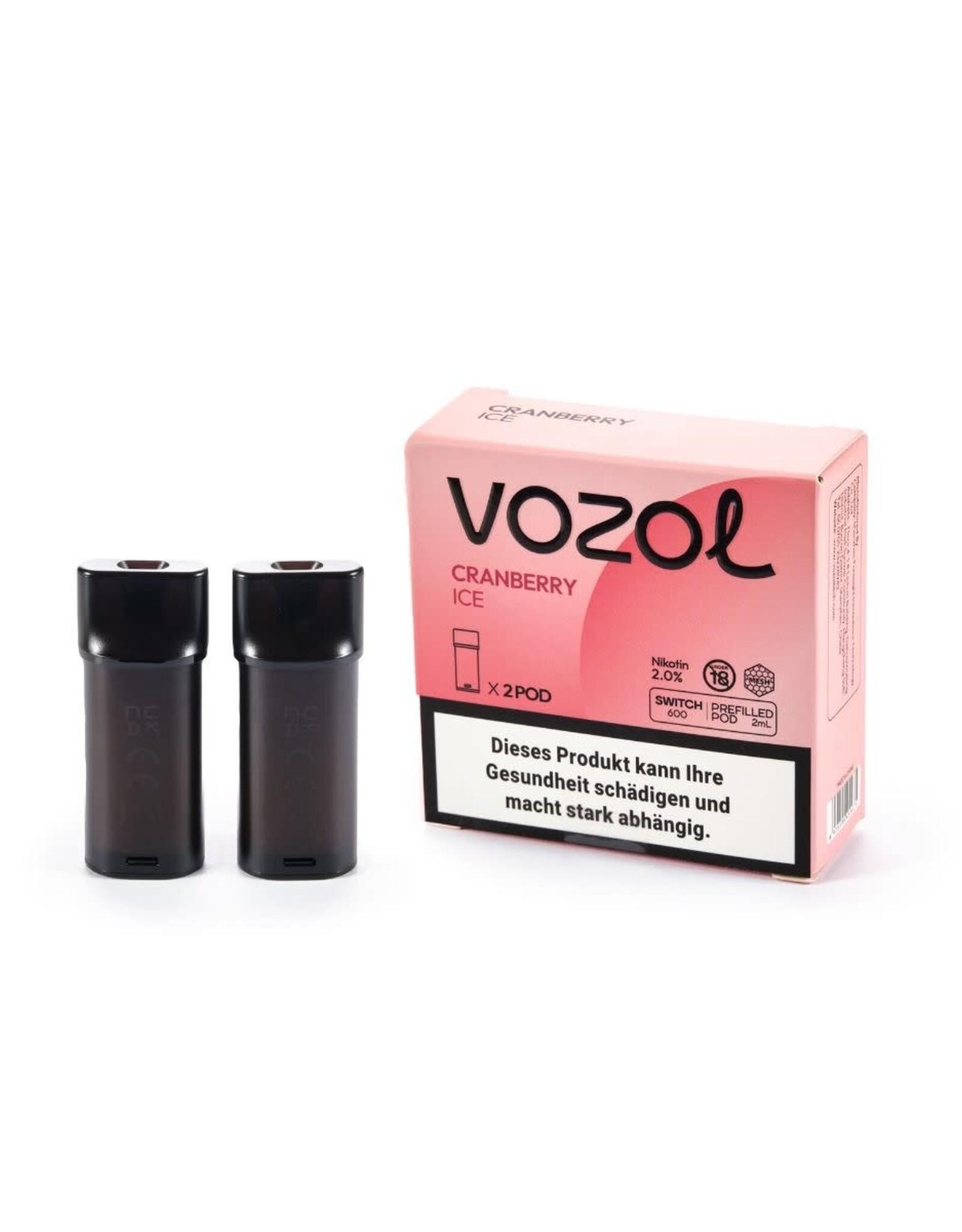 Vozol VOZOL Switch 600 Cranberry Ice 2xPODs