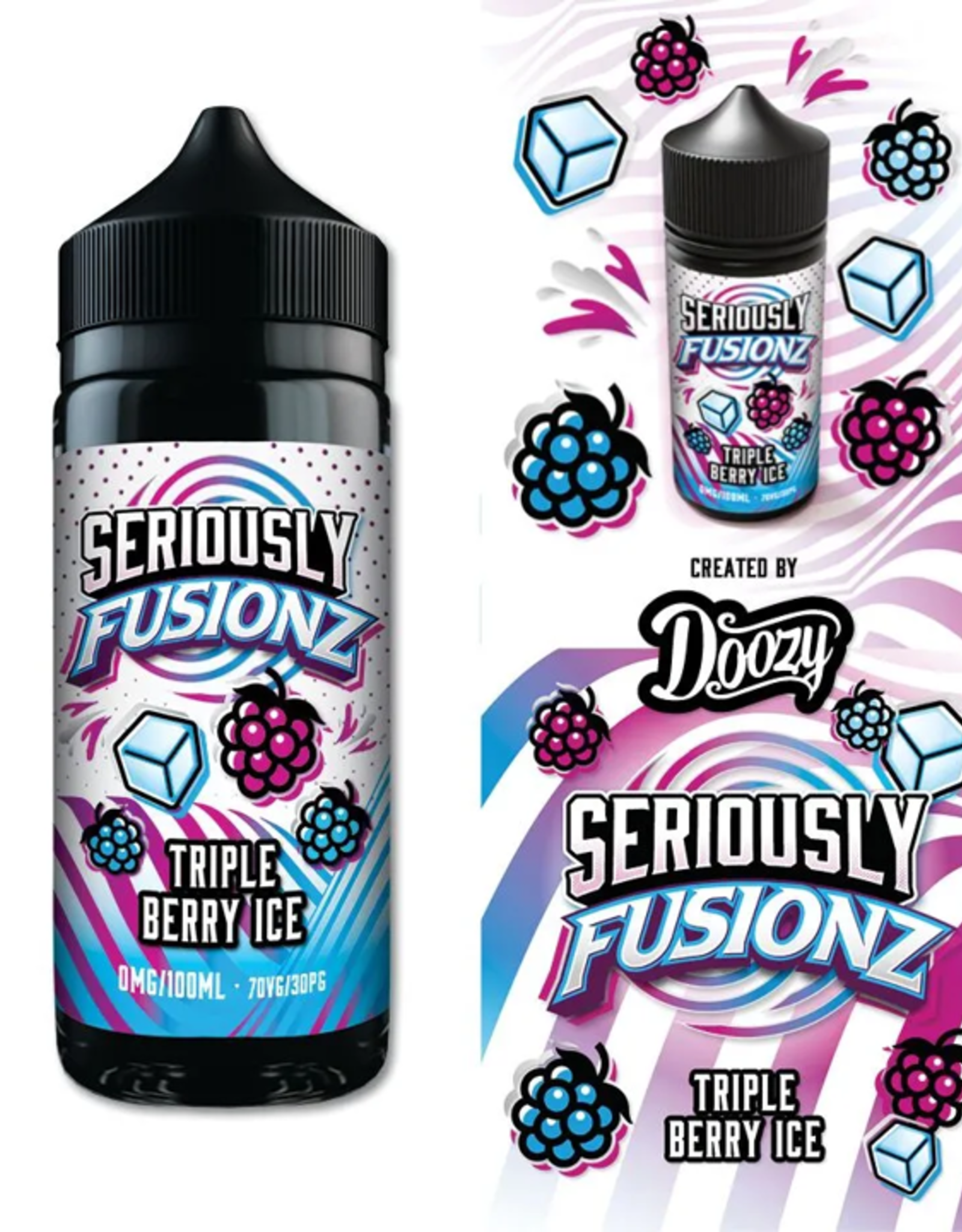 Doozy Vape Seriously Fusionz - Tripple Berry Ice 100ml