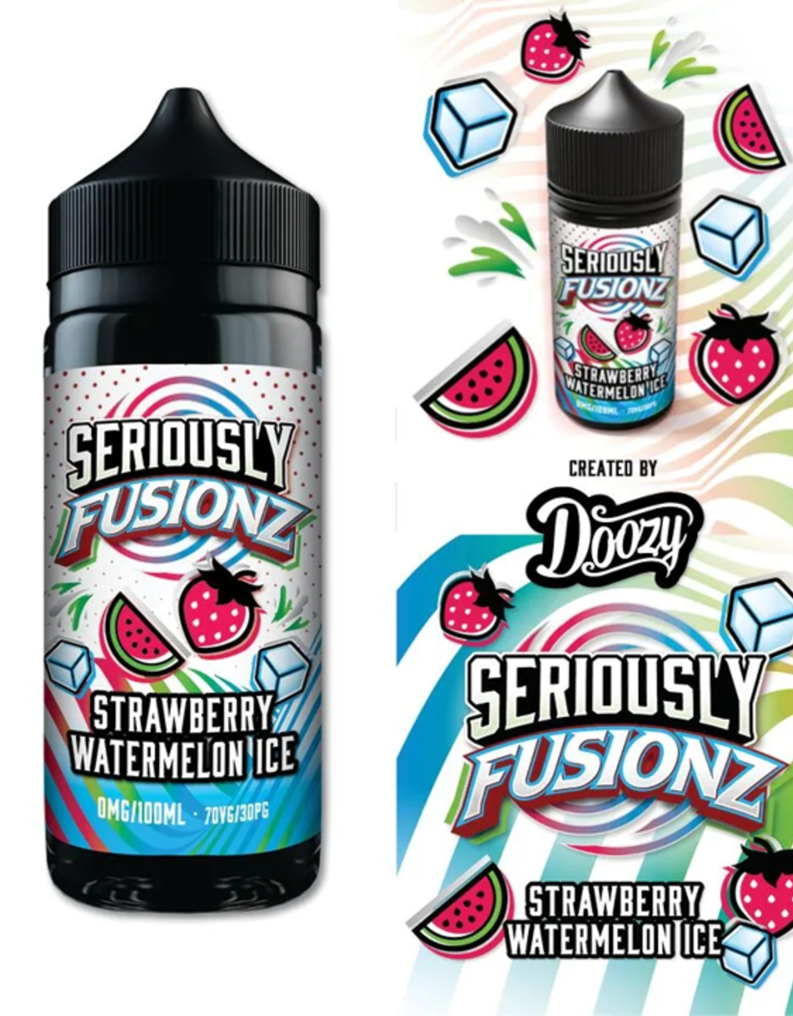 Doozy Vape Seriously Fusionz - Strawberry Watermelon Ice 100ml