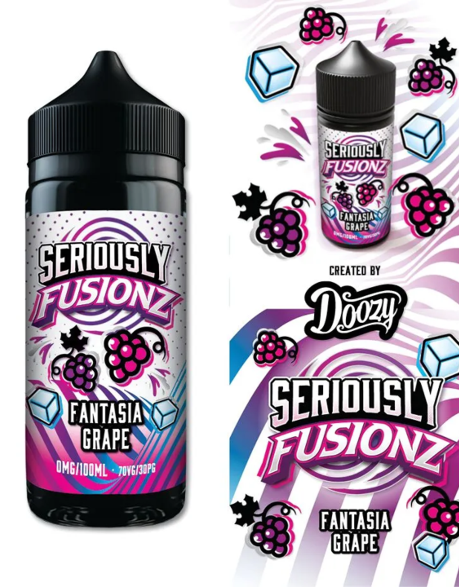 Doozy Vape Seriously Fusionz - Fantasia Grape 100ml