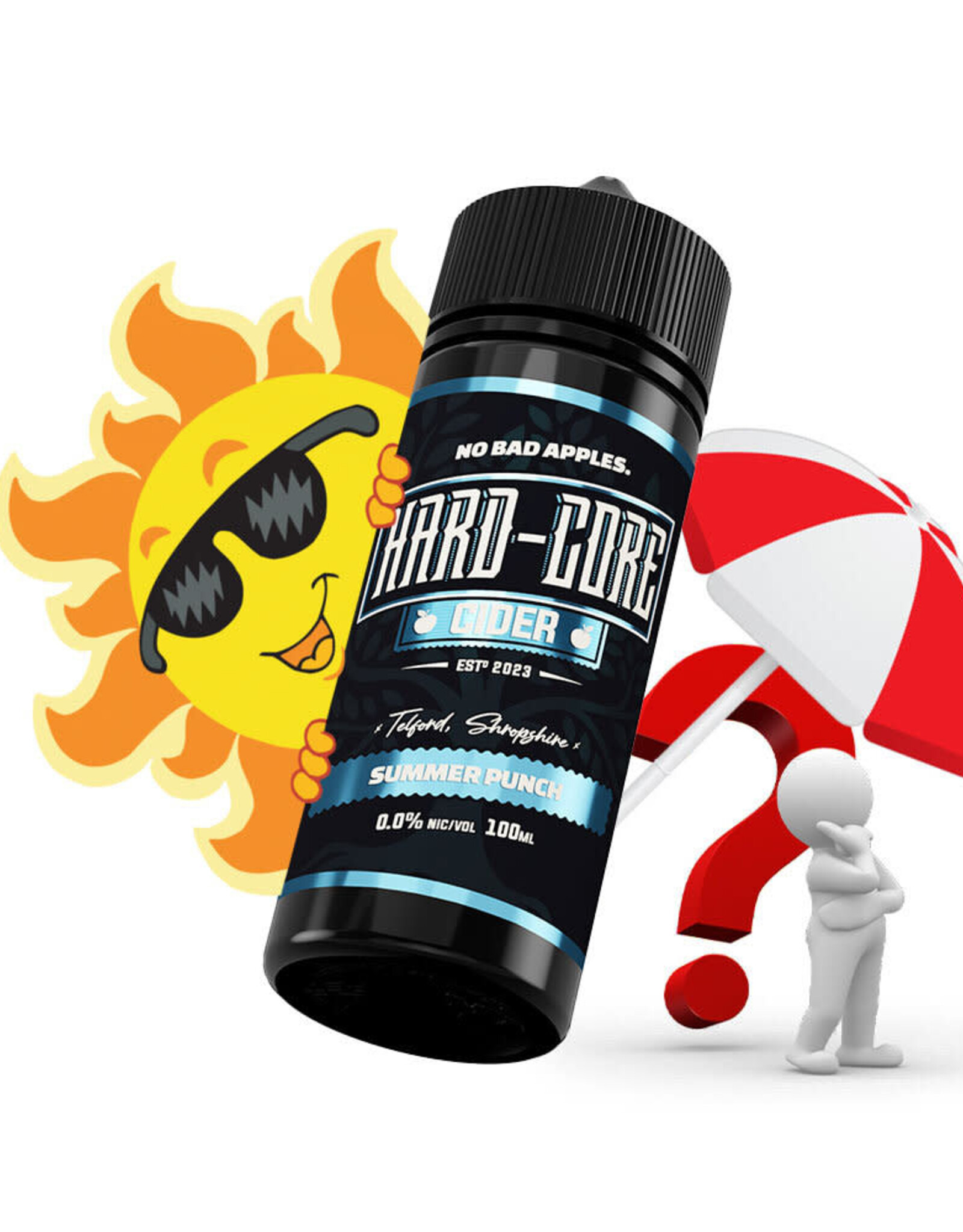 No Bad Apples Hard-Core Cider - Summer Punch 100ml