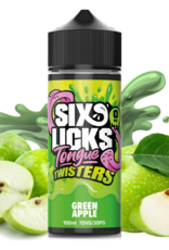 Six Licks Six Licks - Tongue Twisters - Green Apple 100ml