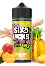 Six Licks Six Licks - Tongue Twisters - Pineapple Peach 100ml