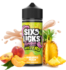 Six Licks Six Licks - Tongue Twisters - Pineapple Peach 100ml