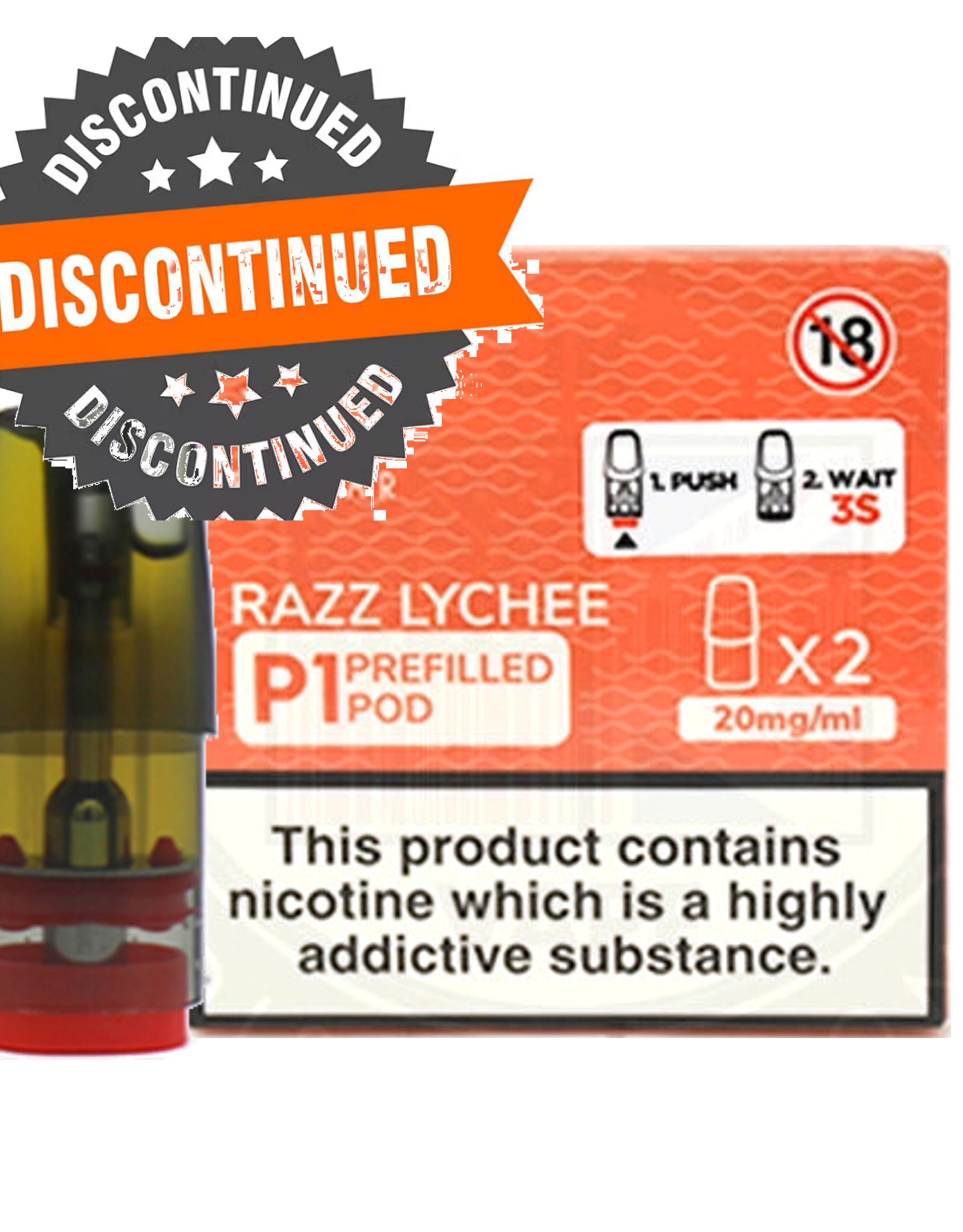 Elf Bar Elf Bar P1 PODs - Razz Lychee (2er pack)