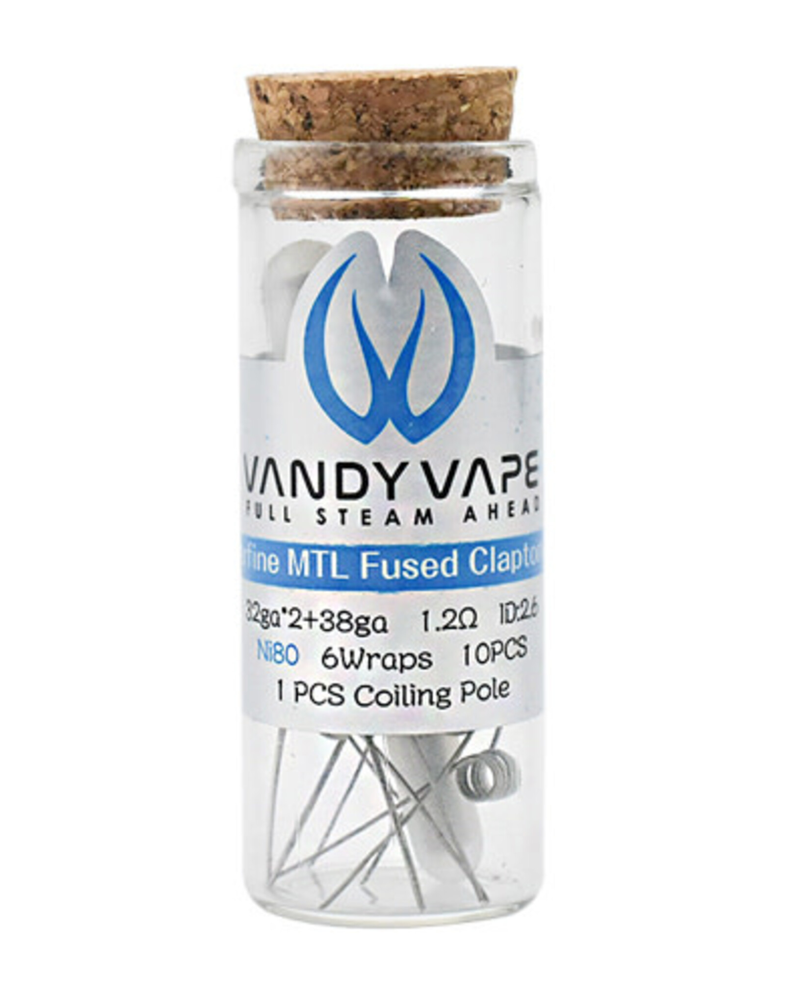 Vandy Vape VandyVape Ni80 MTL Fused Clapton Coils 1.2 Ohm