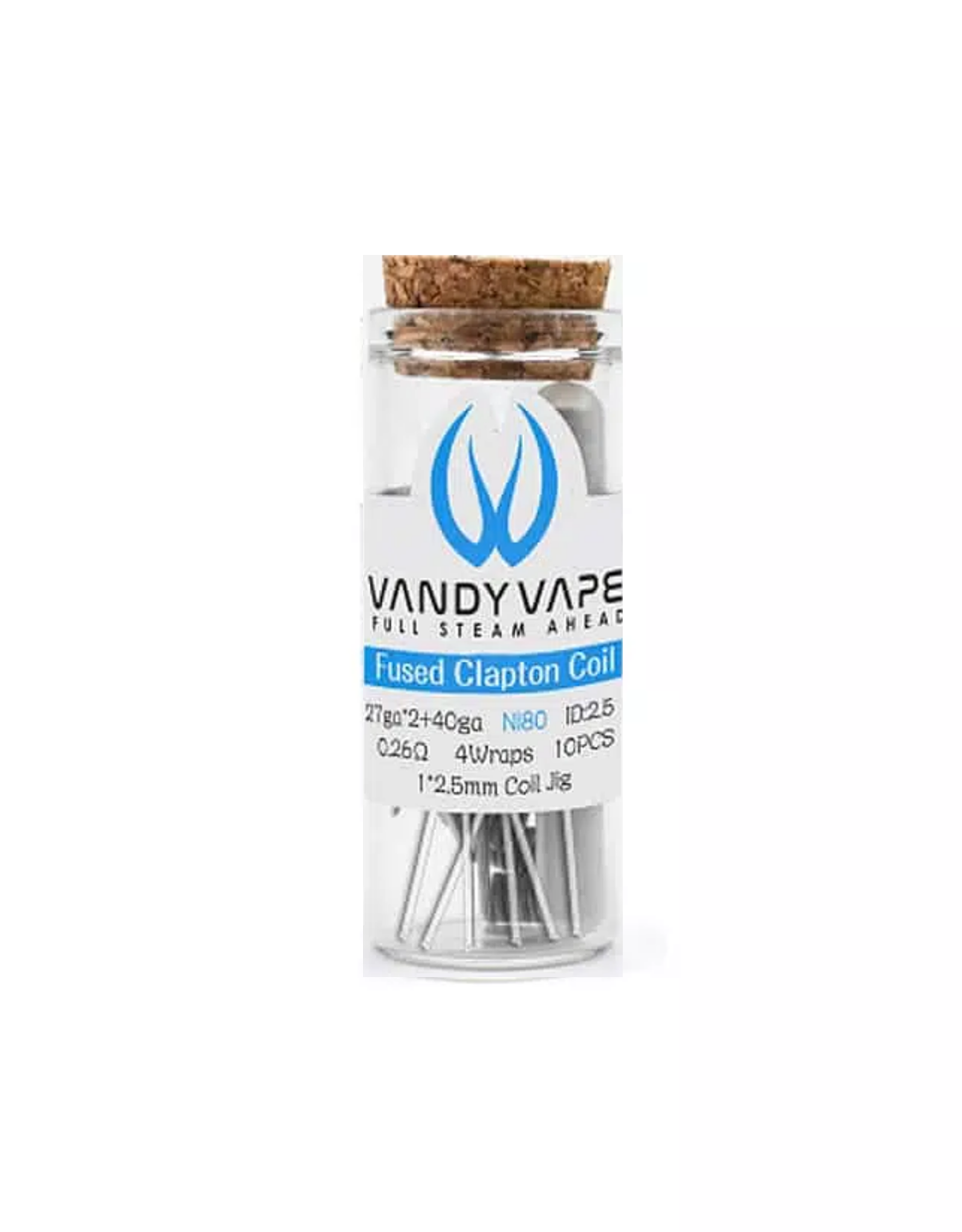 Vandy Vape VandyVape Ni80 Fused Clapton Coils 0.26 Ohm