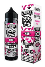 Doozy Vape Seriously pod fill MAX - Strawberry Milk 40/60ml