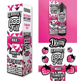 Doozy Vape Seriously pod fill MAX - Strawberry Milk 40/60ml