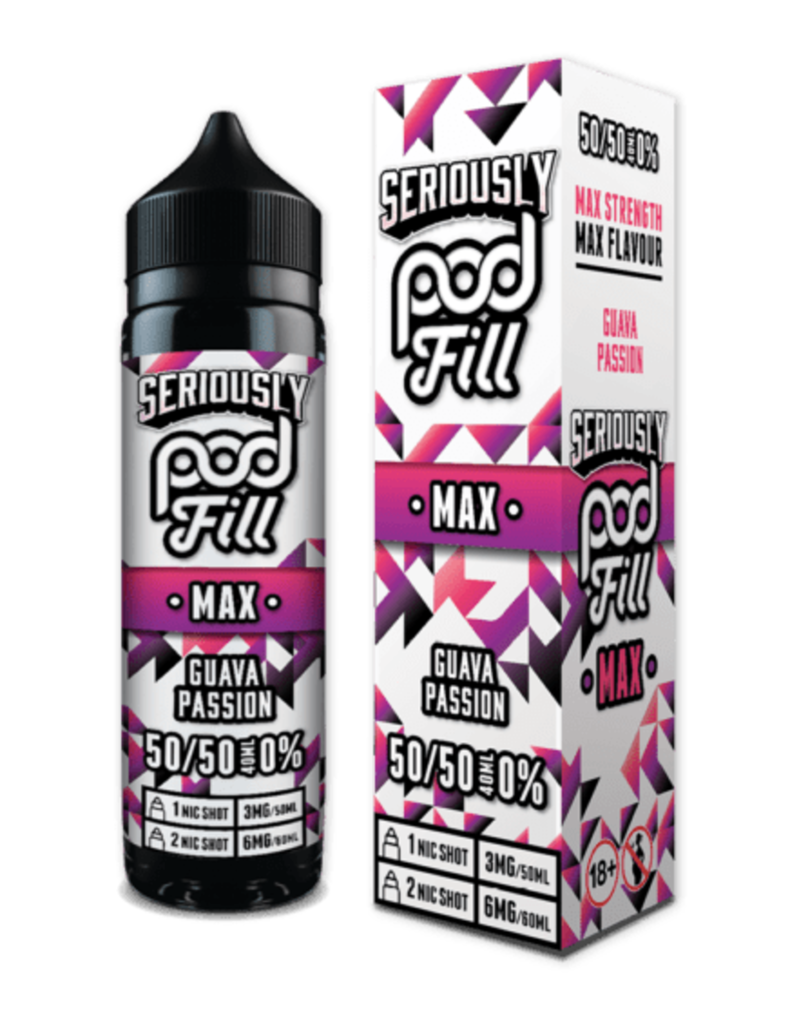 Doozy Vape Seriously pod fill MAX - Guava Passion 40/60ml